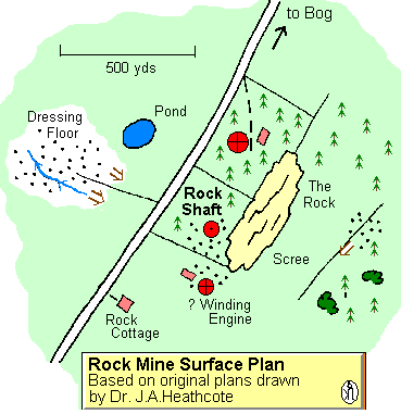 Surface plan of Rockmine