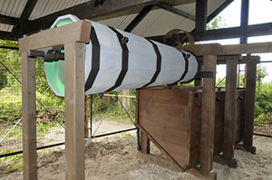 The completed set-up inside the new building, 31st August (Kelvin Lake - I.A.Recordings)