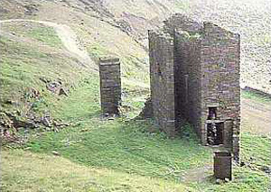 1820 Vertical winding engine house and shaft area of Saltom Pit