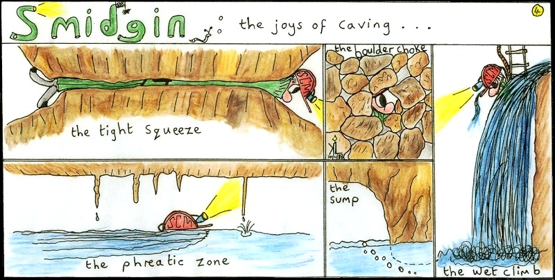 Smidgin No.4 - The Joys of Caving (1)