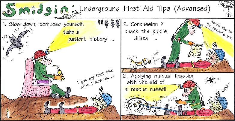 Smidgin No.20 - Underground First Aid Tips (Advanced)