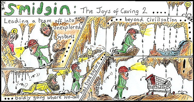 Smidgin No.22 - The Joys of Caving (2)