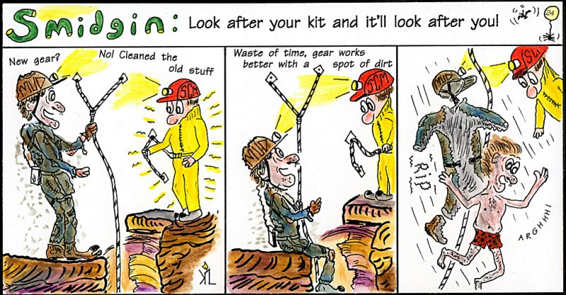 Smidgin No.24 - Look after your kit and it'll look after you !