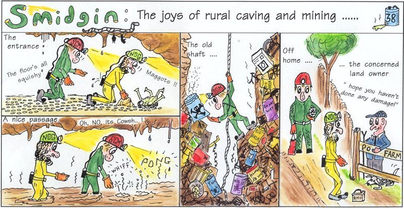 Smidgin No.38 - The Joys of Rural Caving and Mining